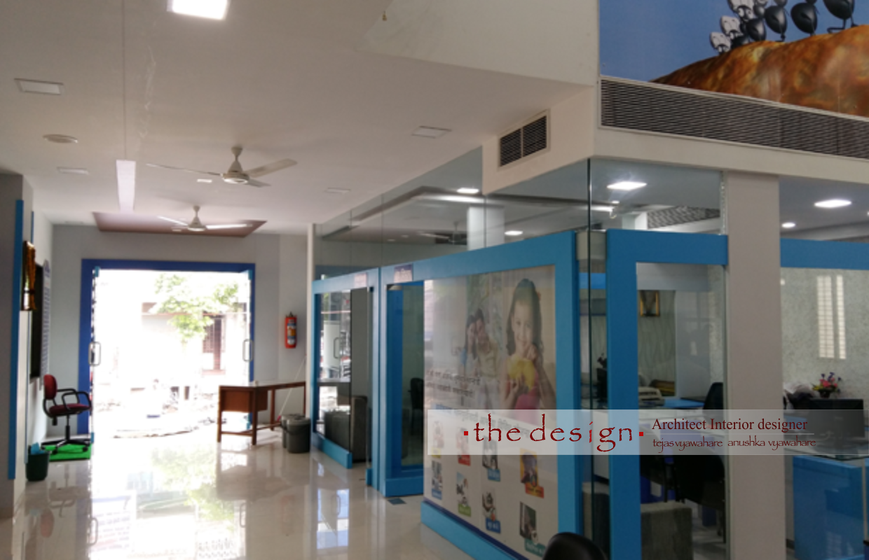 Jalgaon Janta Sahkari Bank  Interior by The Design